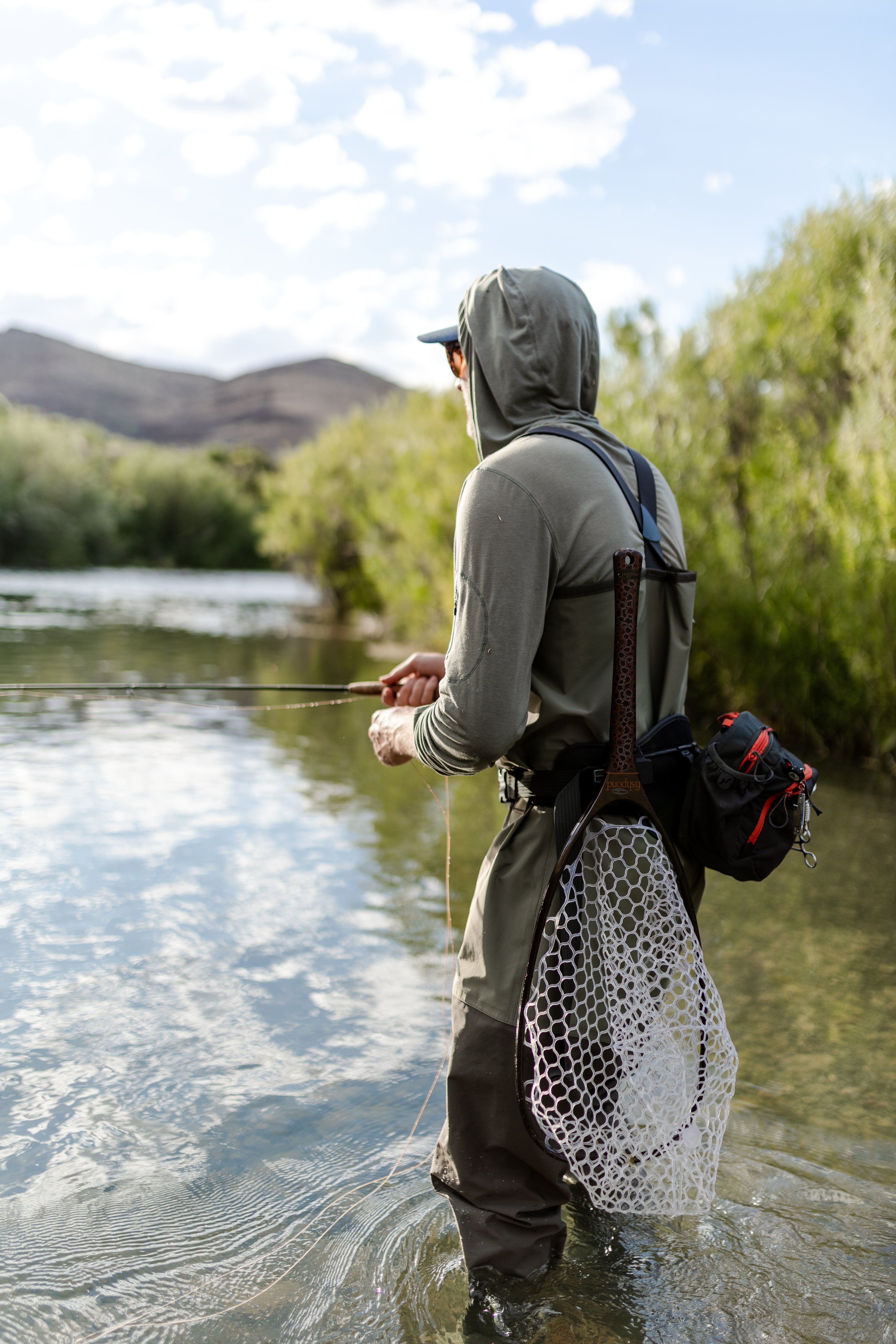 Broder Net Clip - The Ultimate Net Holder for Fly Fishing