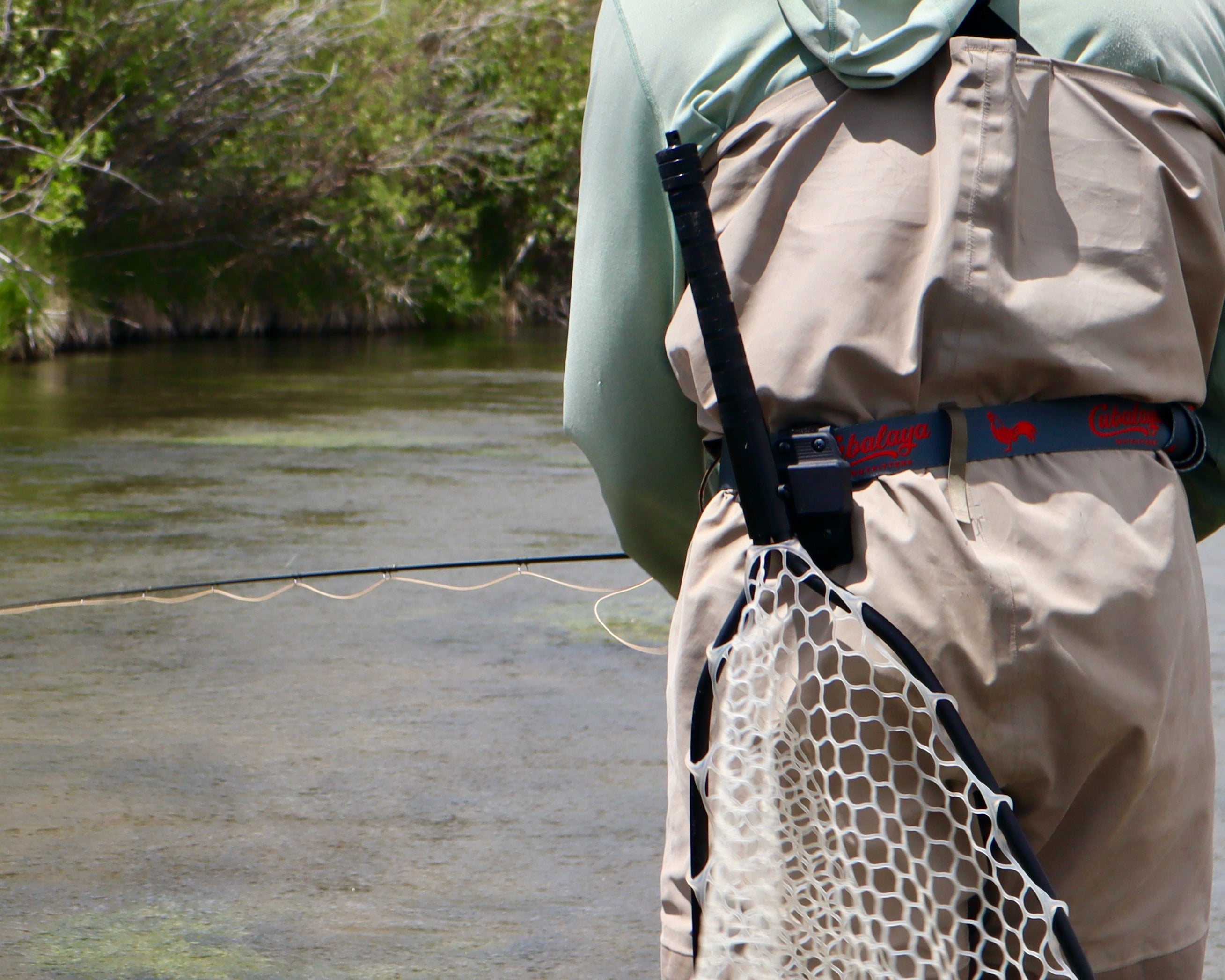 Broder Net Clip: A fly fishing net holder that finally works by