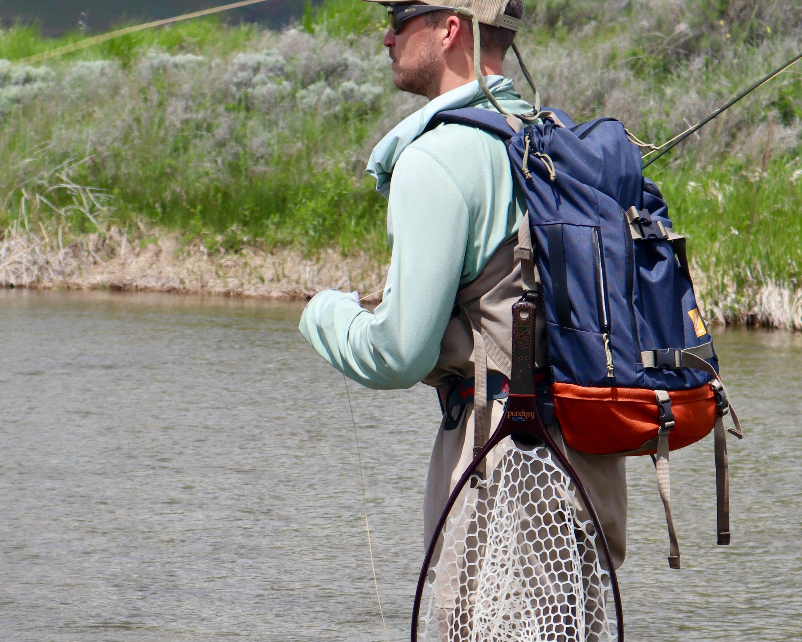 Broder Net Clip: A fly fishing net holder that finally works by